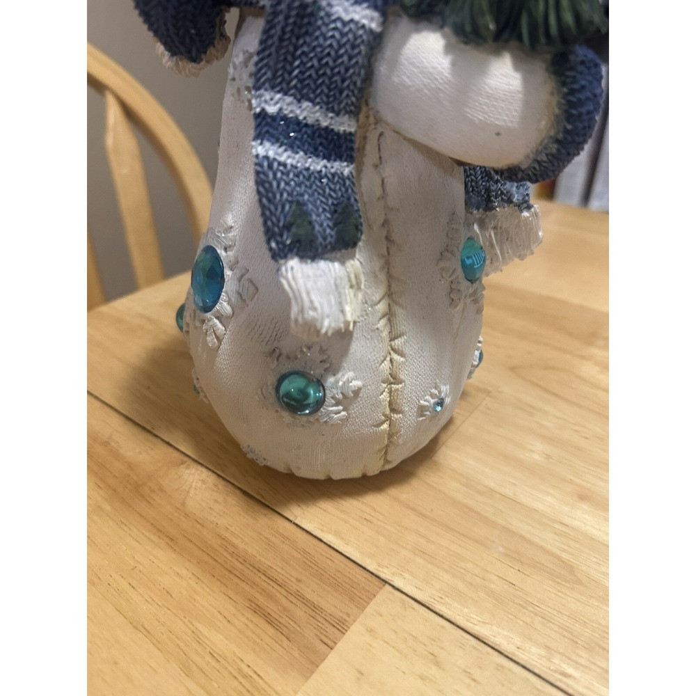 Snowman Christmas Holiday‎ Tabletop Figurine with Tree and Star Decoration - Picture 7 of 9